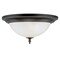 Westinghouse Fixture Ceiling Flush-Mount 60W 2-Light Harwell 13In Amber Bronze Frosted Glass 6304800 - alternate 1